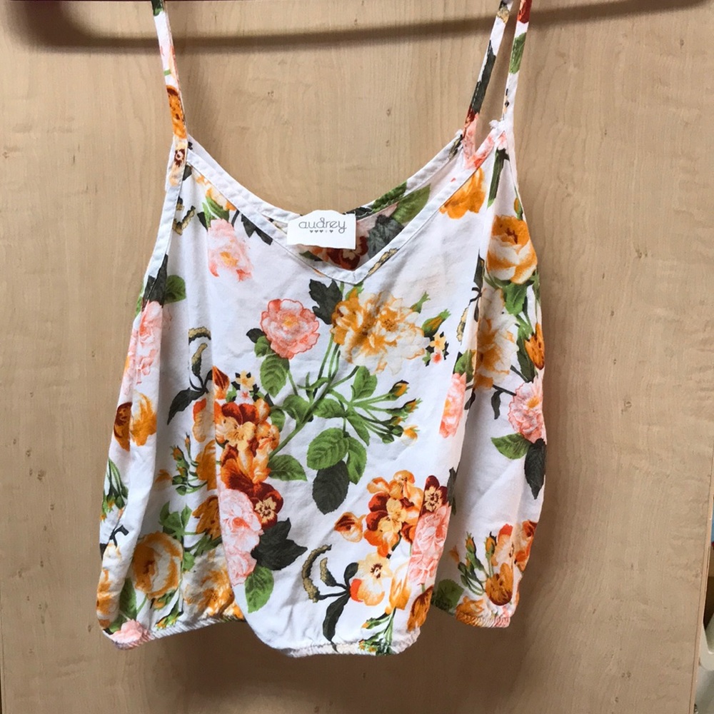 Floral crop top